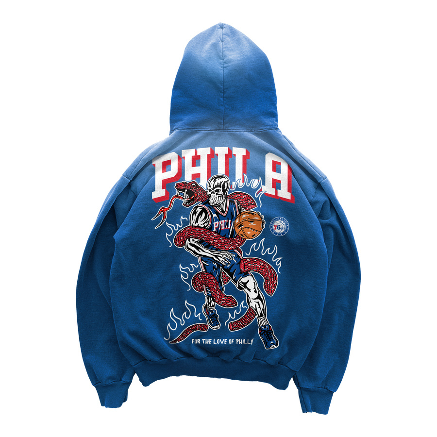 For the Love of Philly Hoodie - Blue