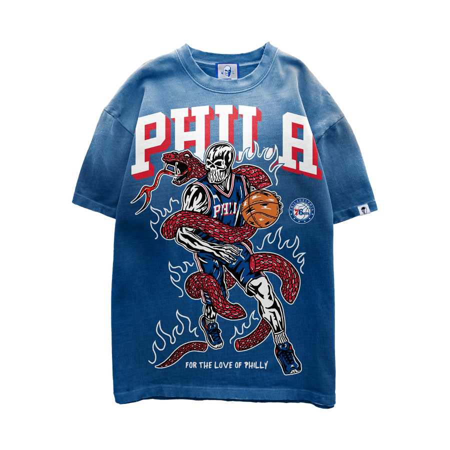 For the Love of Philly T-Shirt - Blue