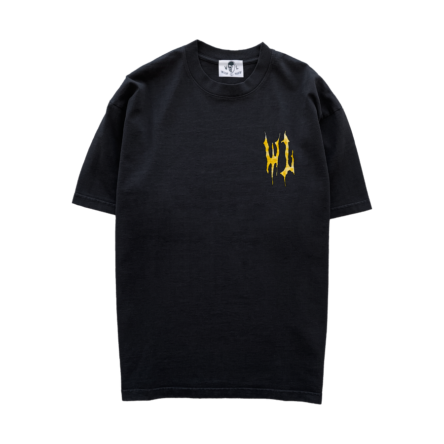Girl on Dagger T-Shirt - Black