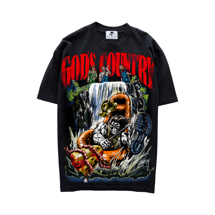God's Country T-Shirt - Black