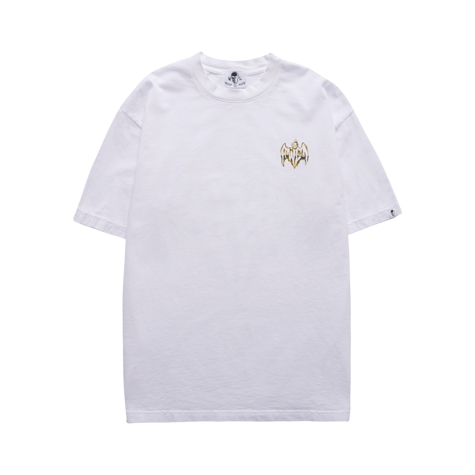 Bat Reaper T-Shirt - Gold/White