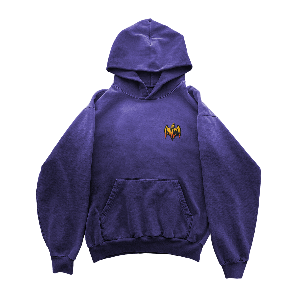 Gone Fishing Hoodie - Sun Faded Purple