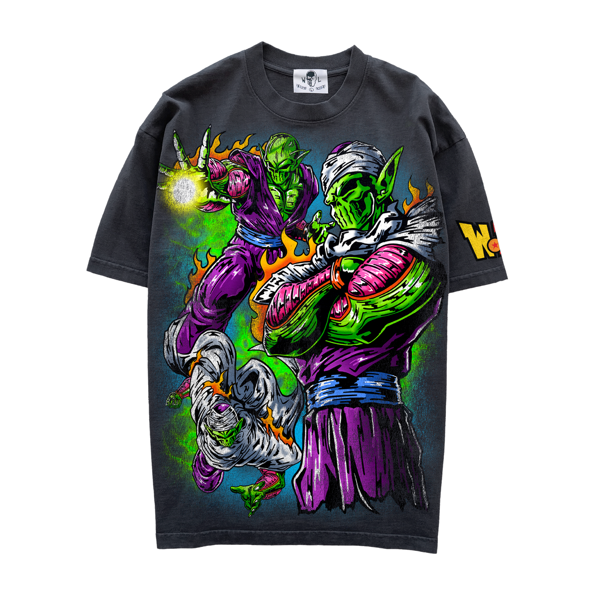 Green Guy T-Shirt - Vintage Black