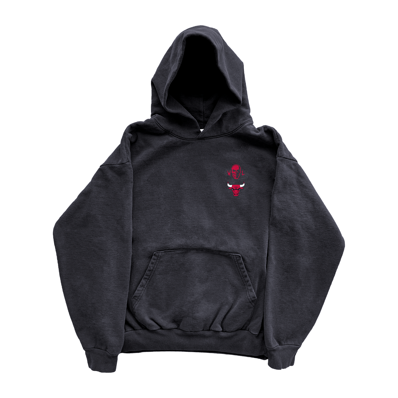 Raging Bull Hoodie - Stonewash