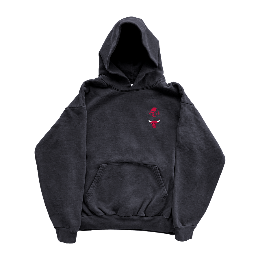 Raging Bull Hoodie - Stonewash