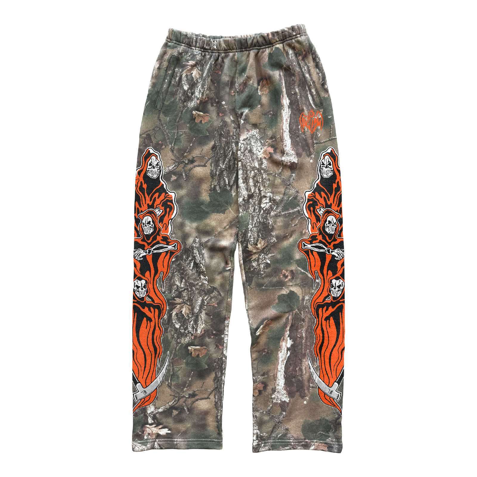 Three Reapers Fleece Sweatpants - Faded Hunting Camo