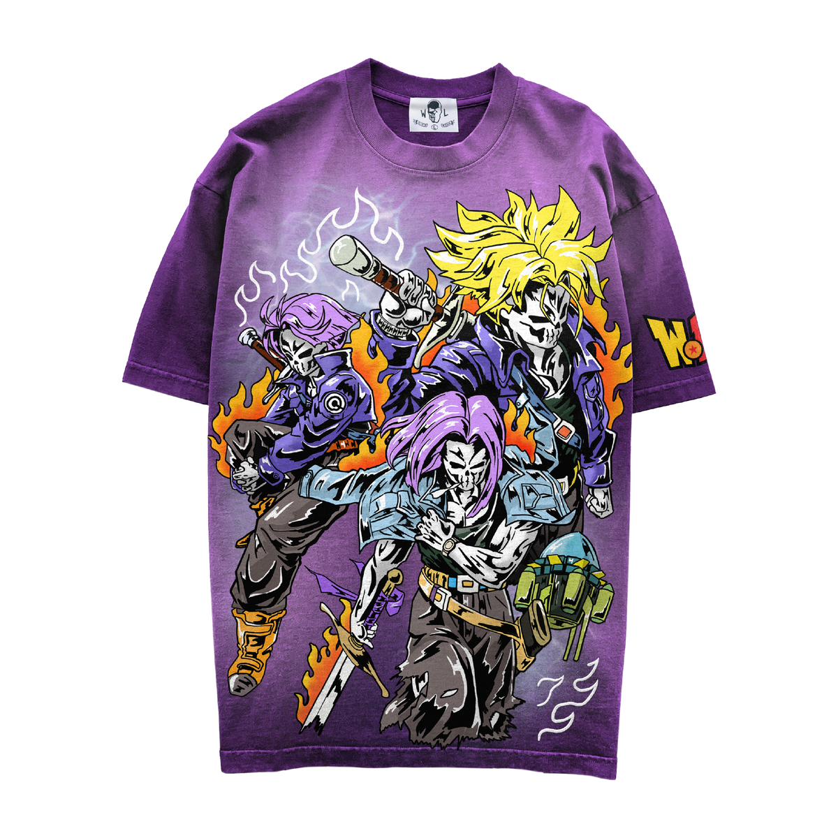Jacket Guy T-Shirt - Sunfaded Purple
