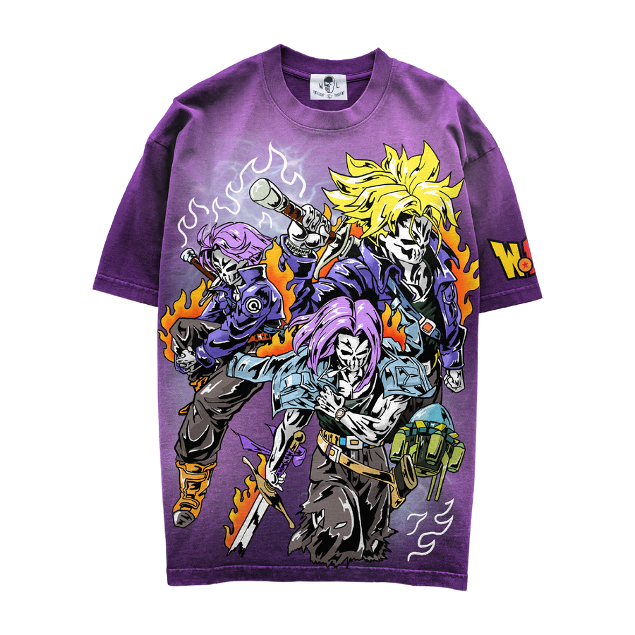 Jacket Guy T-Shirt - Sunfaded Purple