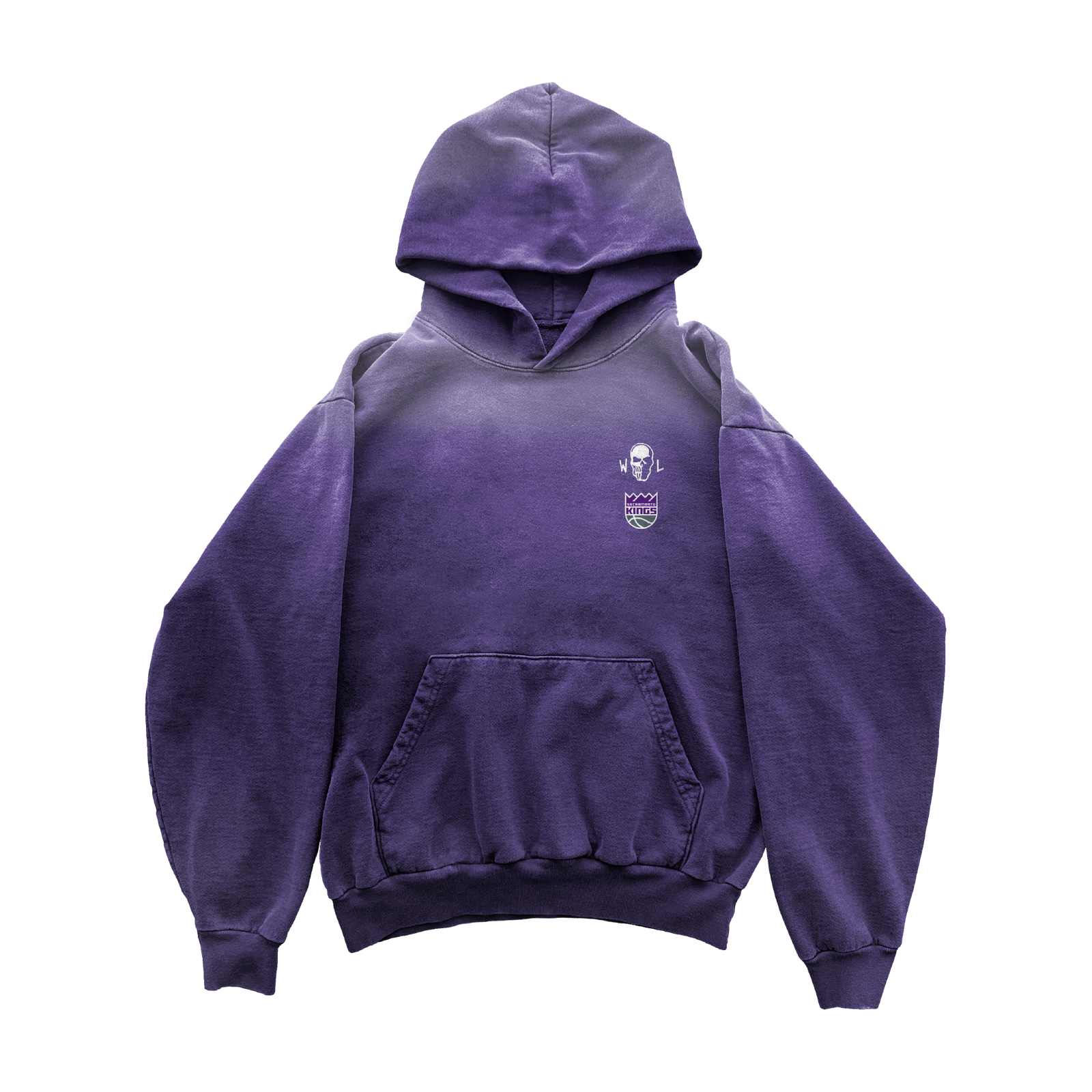 Light The Beam Hoodie - Faded Purple