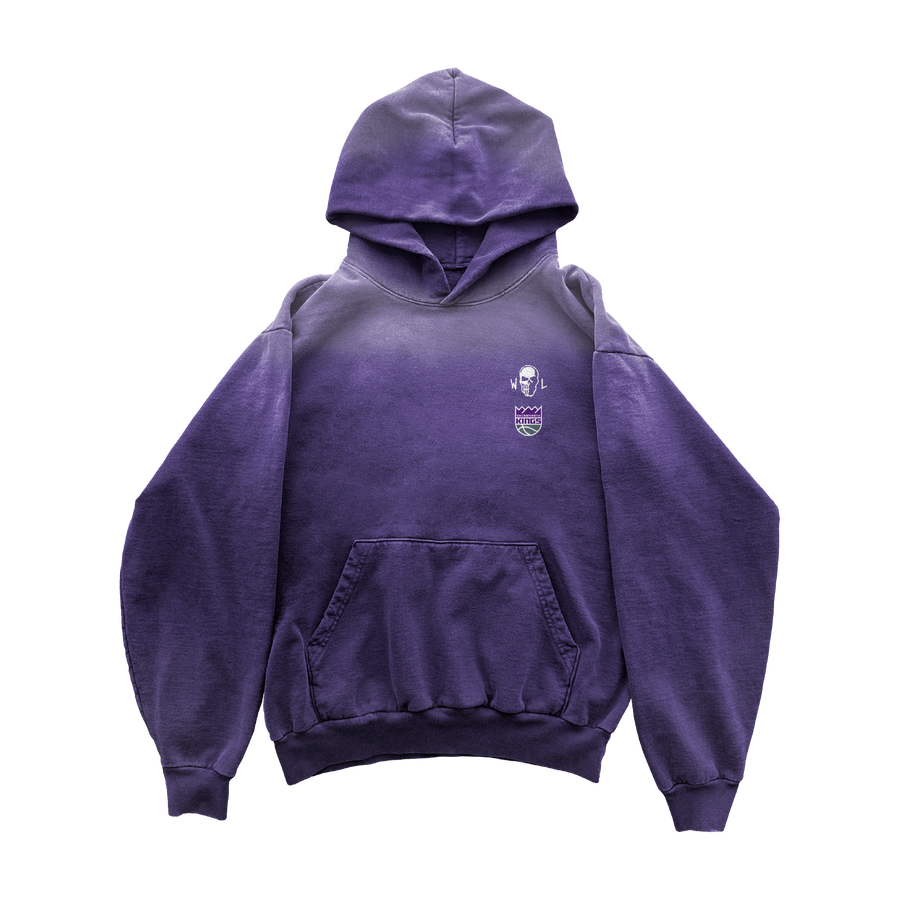 Light The Beam Hoodie - Faded Purple