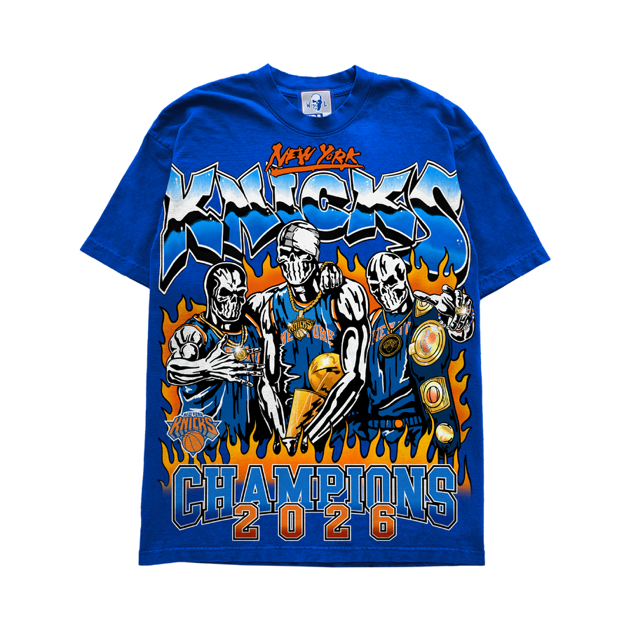 Knicks 2026 Champs T-Shirt - Blue