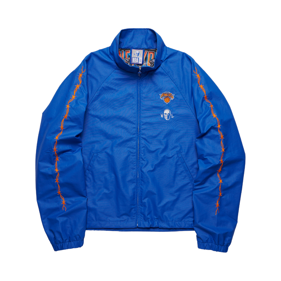 Knicks Barbed Wire Nylon Jacket