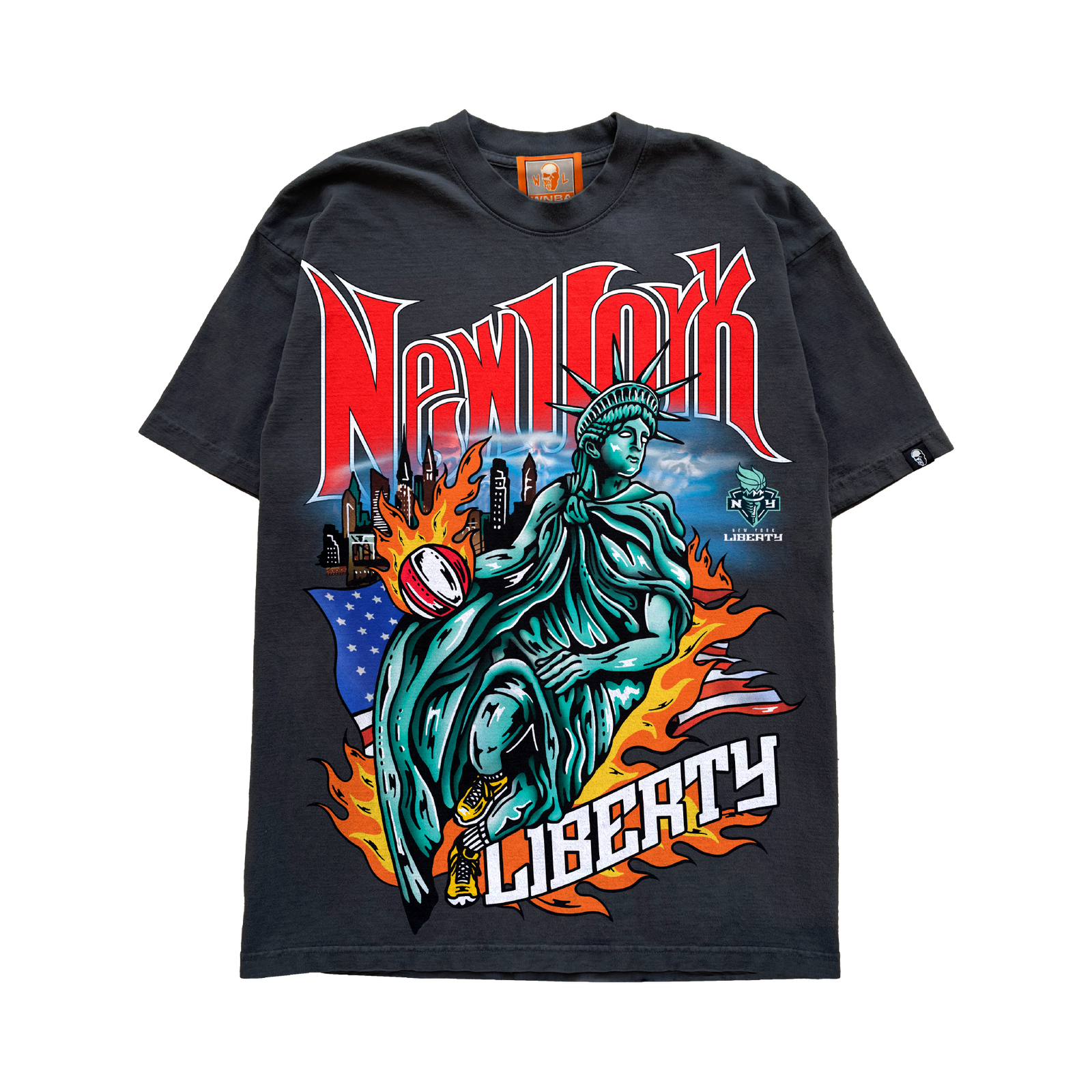 Liberty Crossover T-Shirt - Vintage Black