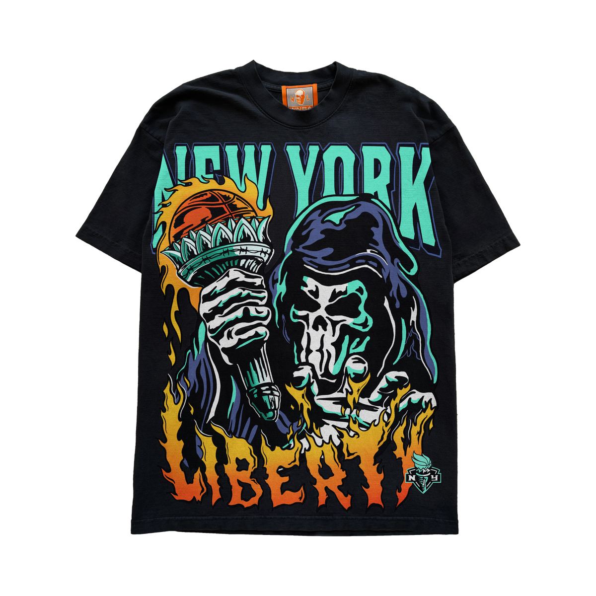 Liberty Torch T-Shirt - Black – Warren Lotas