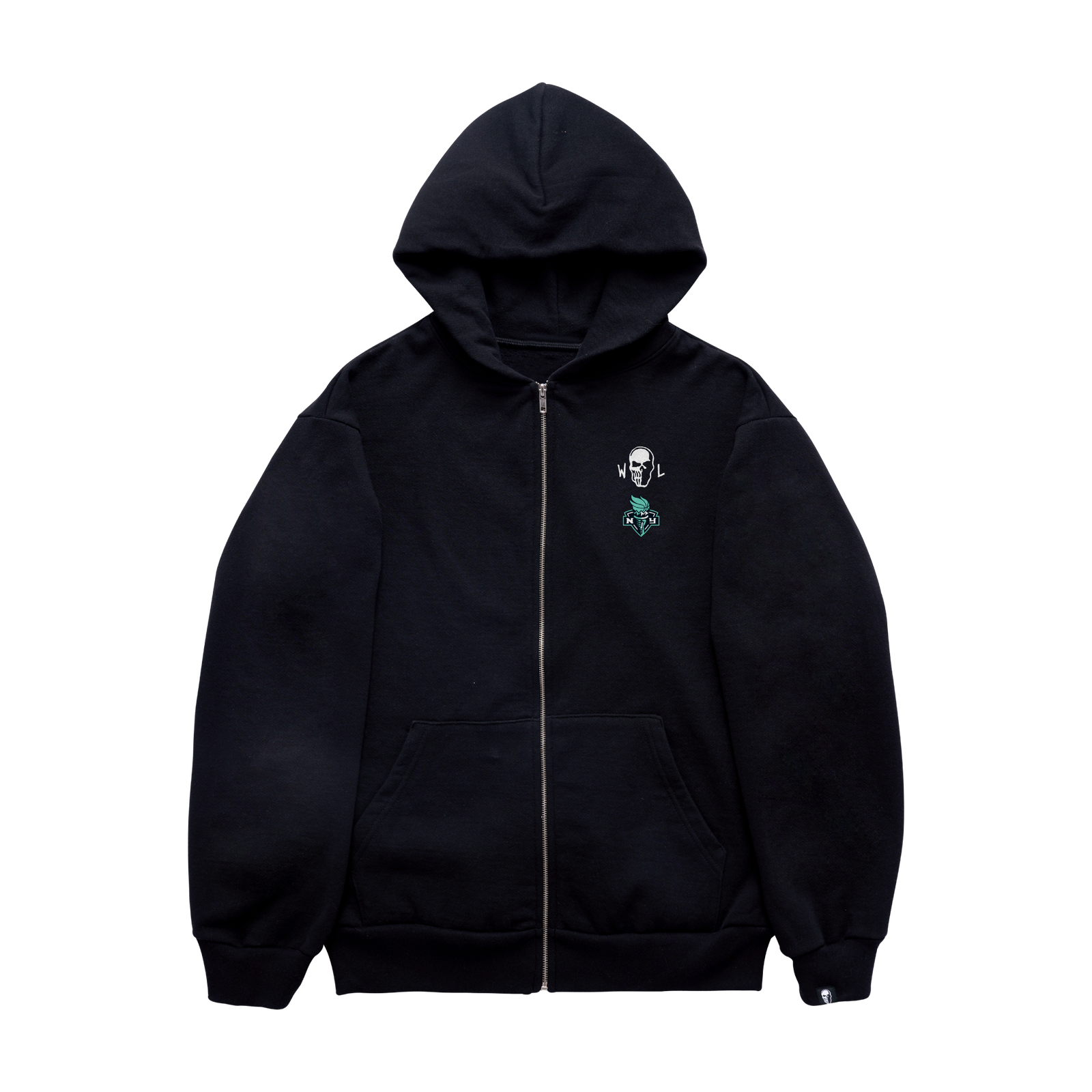 Liberty Torch Zip Hoodie - Black