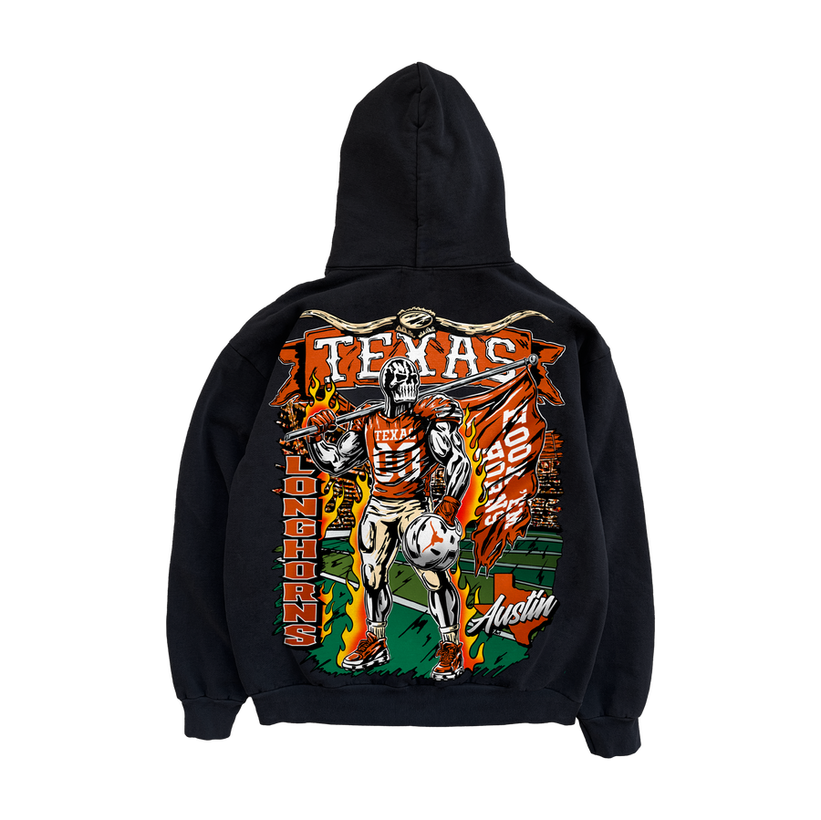 Longhorns Hook 'Em Hoodie - Black