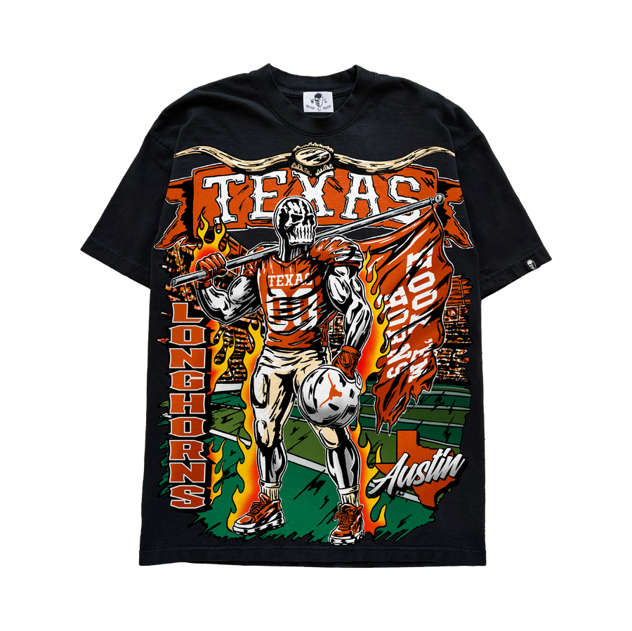 Longhorns Hook 'Em T-Shirt - Black