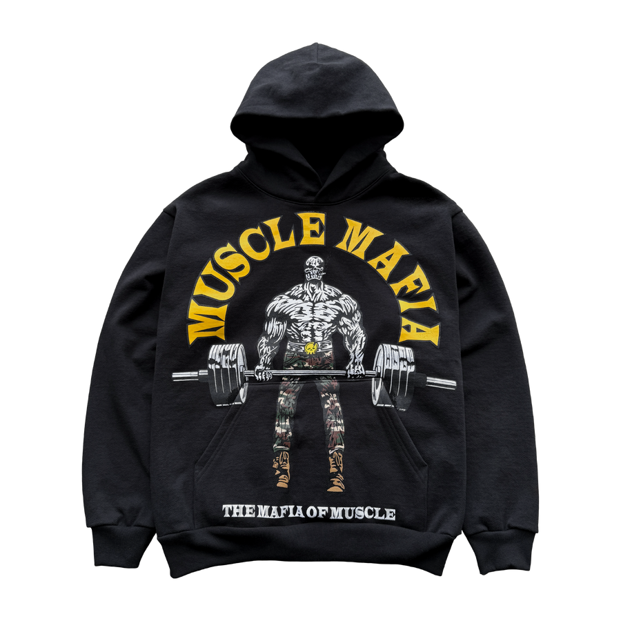 MMM Mafia of Muscle Hoodie - Black