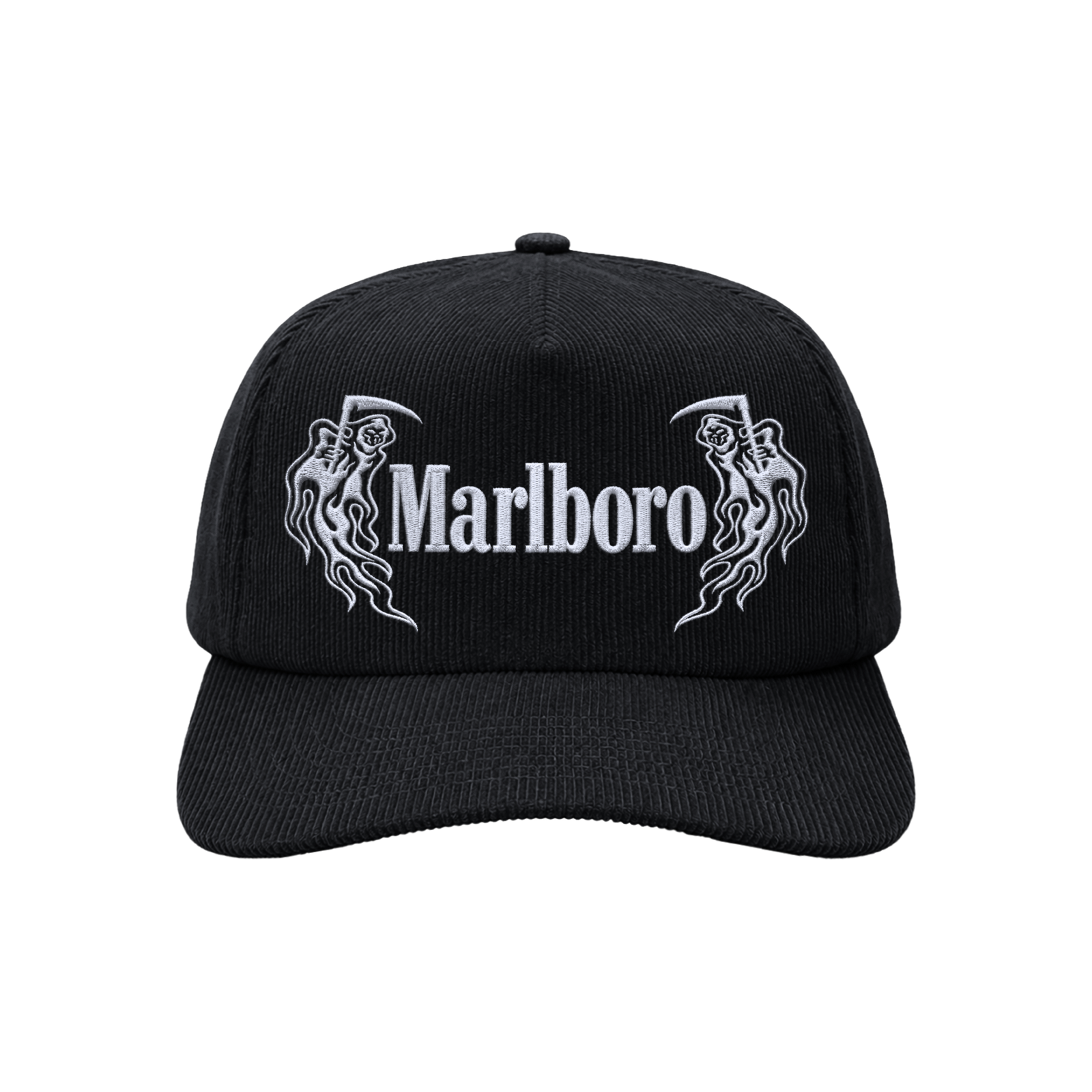 Marlboro Reaper Corduroy Hat - Black