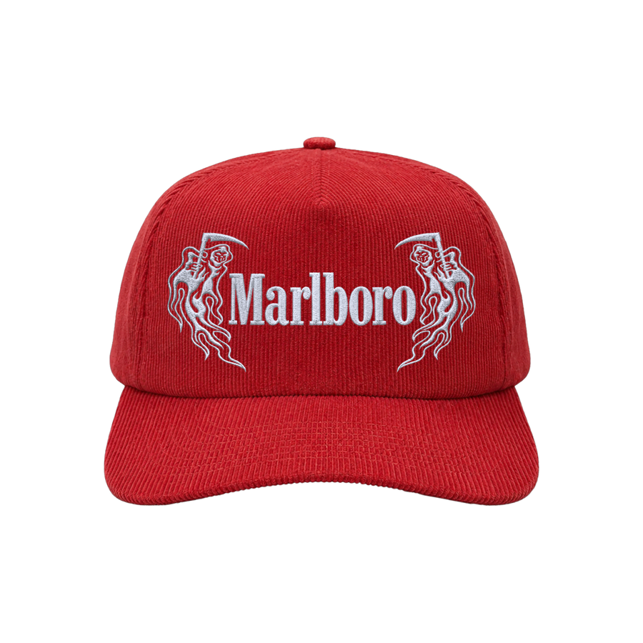 Marlboro Reaper Corduroy Hat - Red