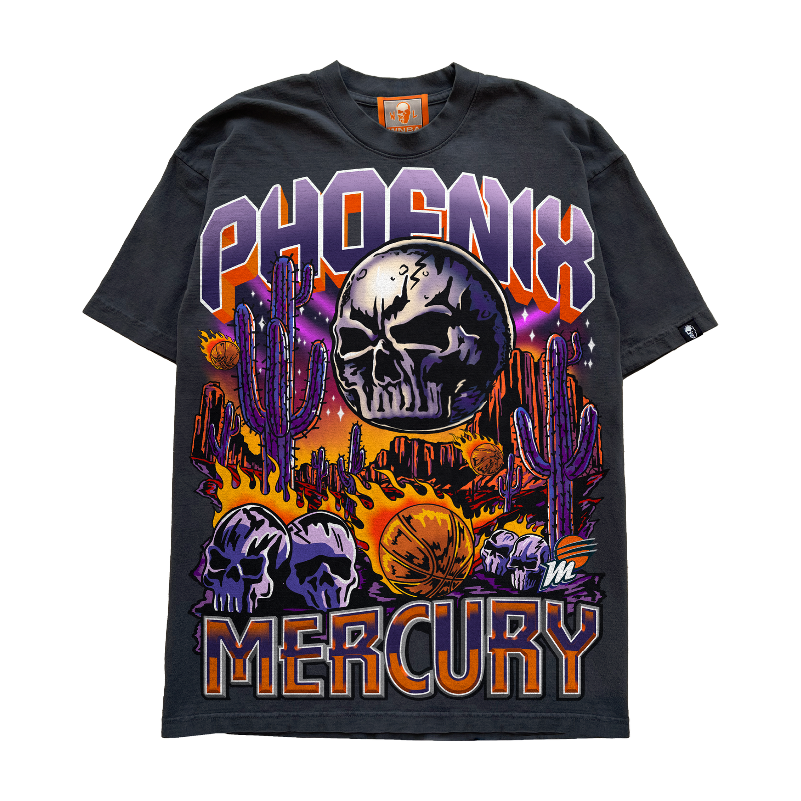 Planet Mercury T-Shirt - Vintage Black
