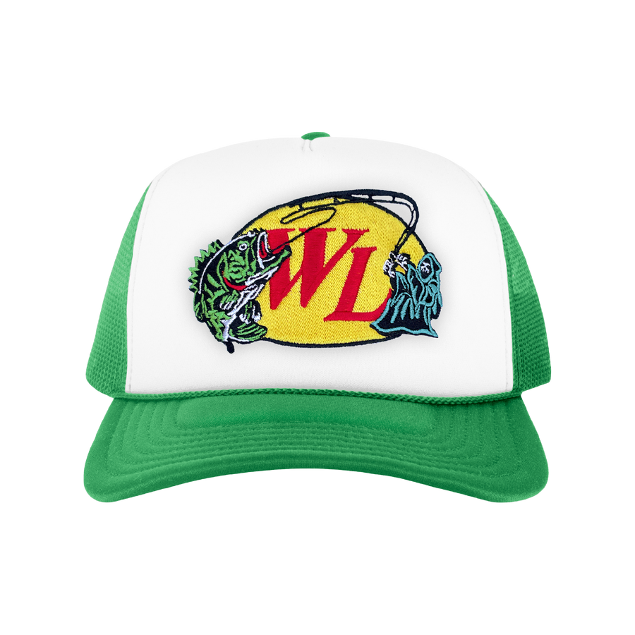 Reelin' Reaper Foam Trucker Hat - Kelly