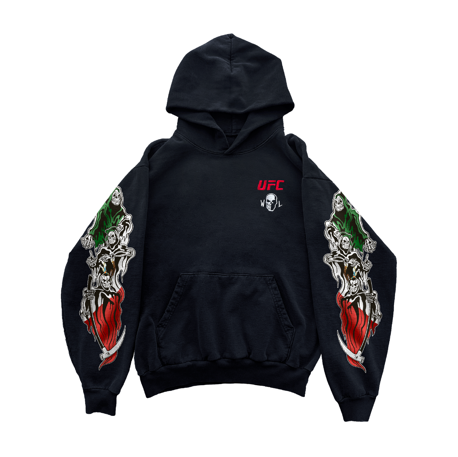 UFC Mexico Three Reapers Hoodie - Black