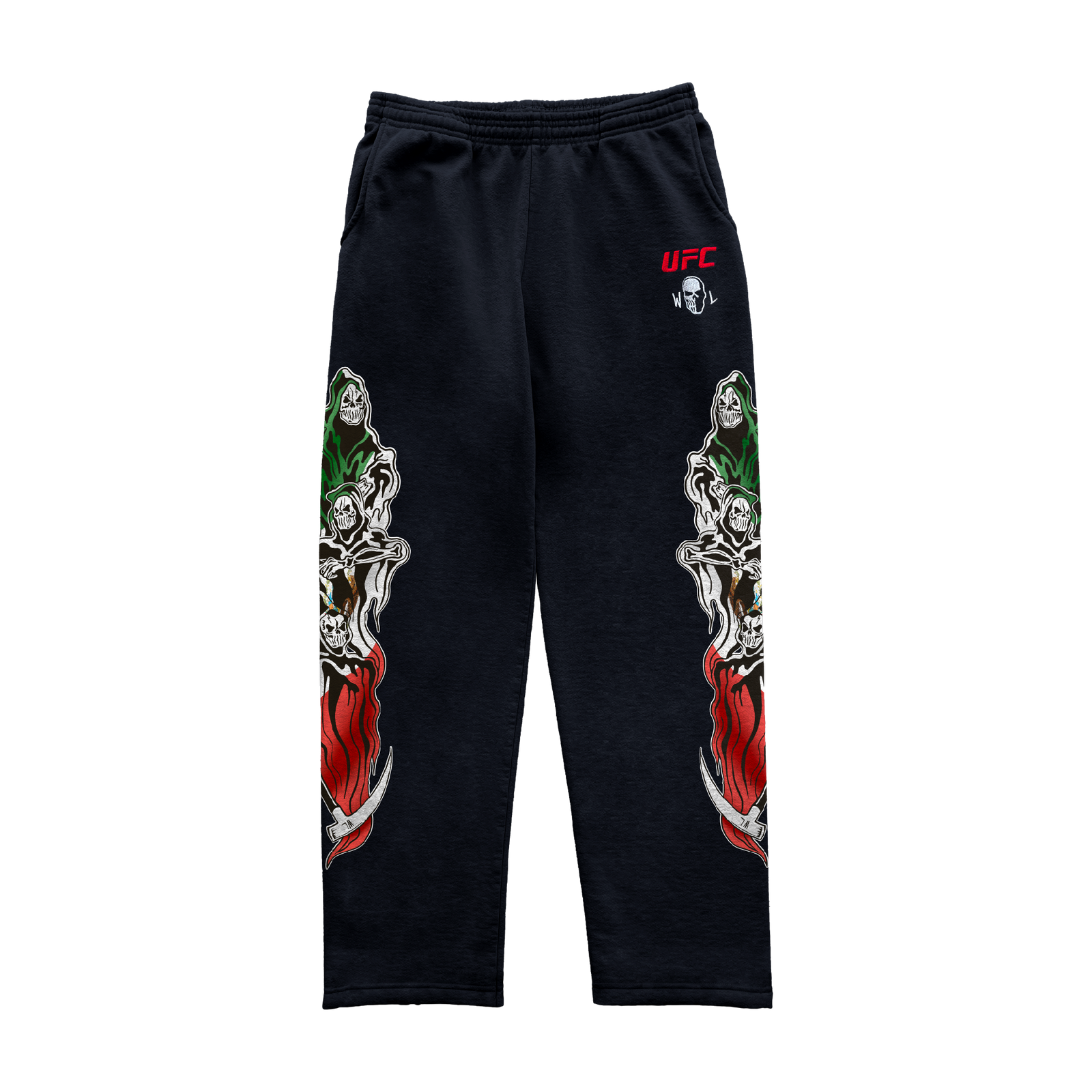 UFC Mexico Three Reapers Sweatpants - Black