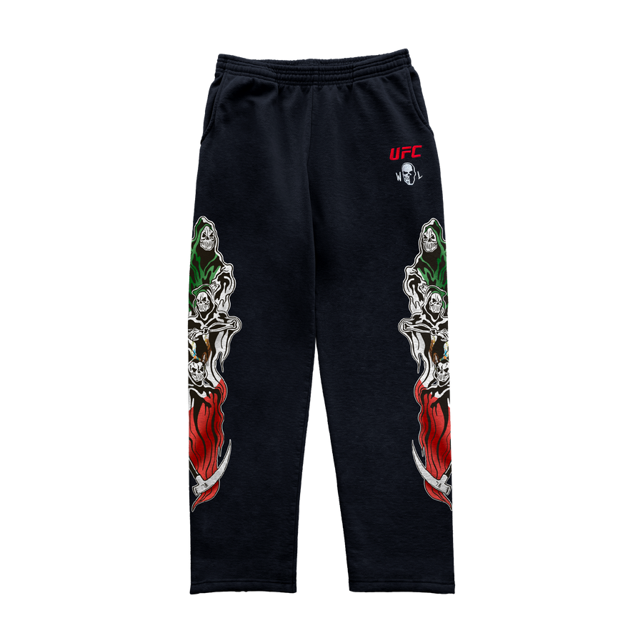 UFC Mexico Three Reapers Sweatpants - Black
