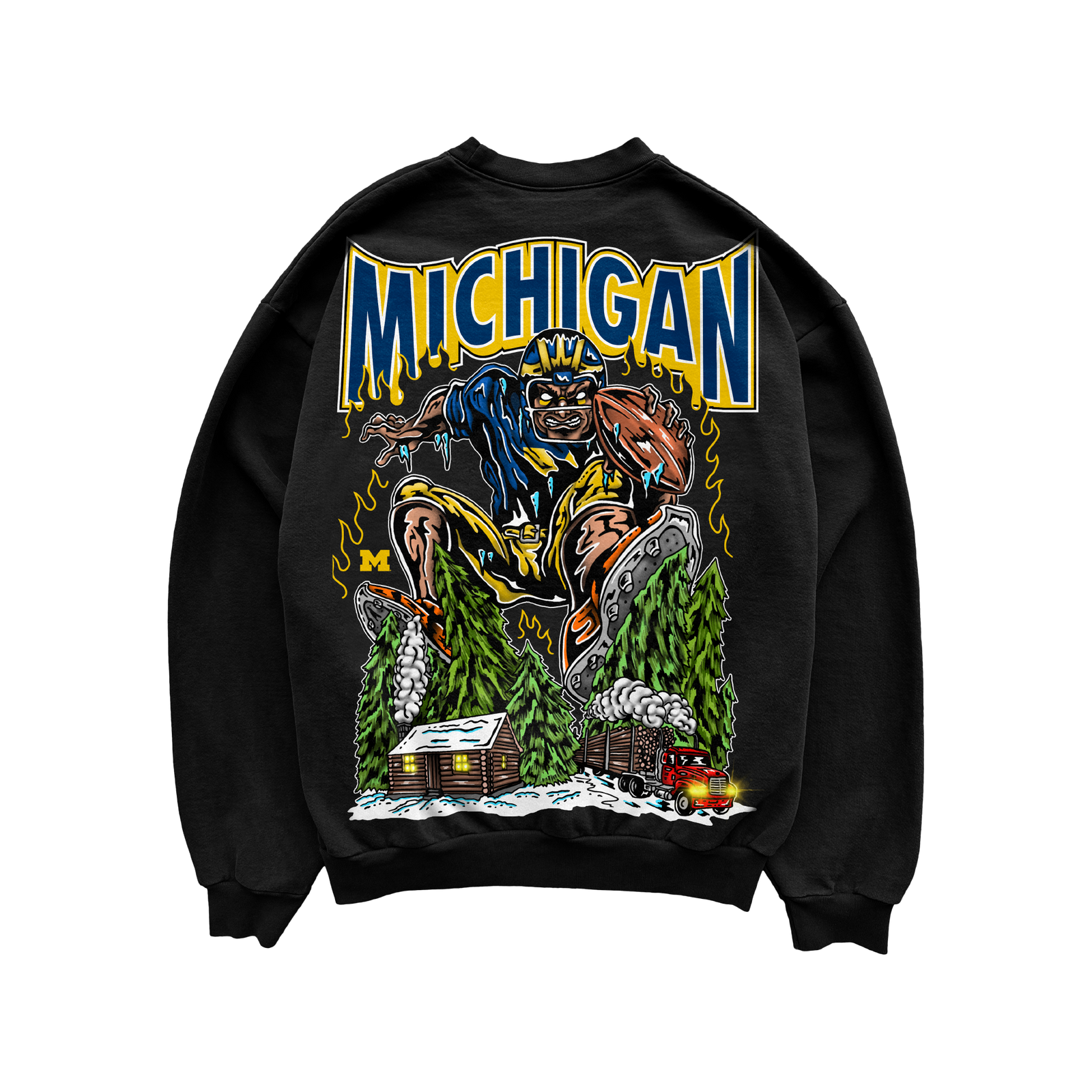 Michigan Lumber Crewneck Sweater