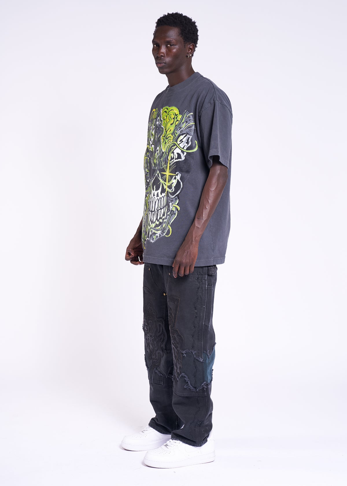Cyber Skull T-Shirt - Toxic Waste