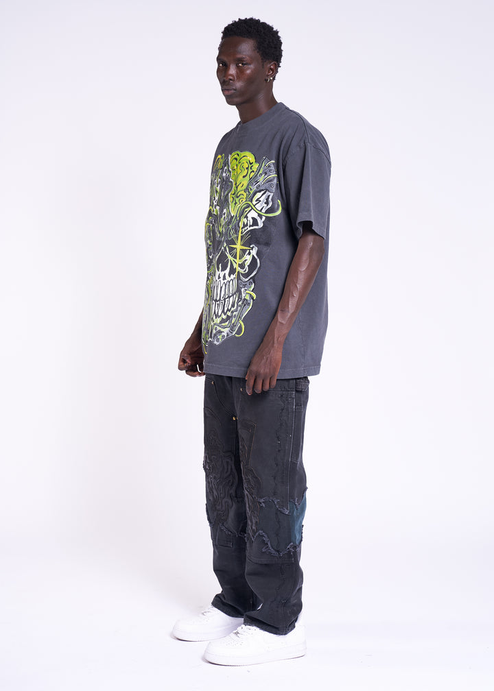 Barbed Wire Reconstructed Vintage Carhartt Double-Knee Pants