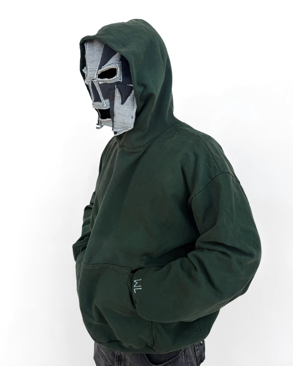 The Doctor Mask Hoodie - Green