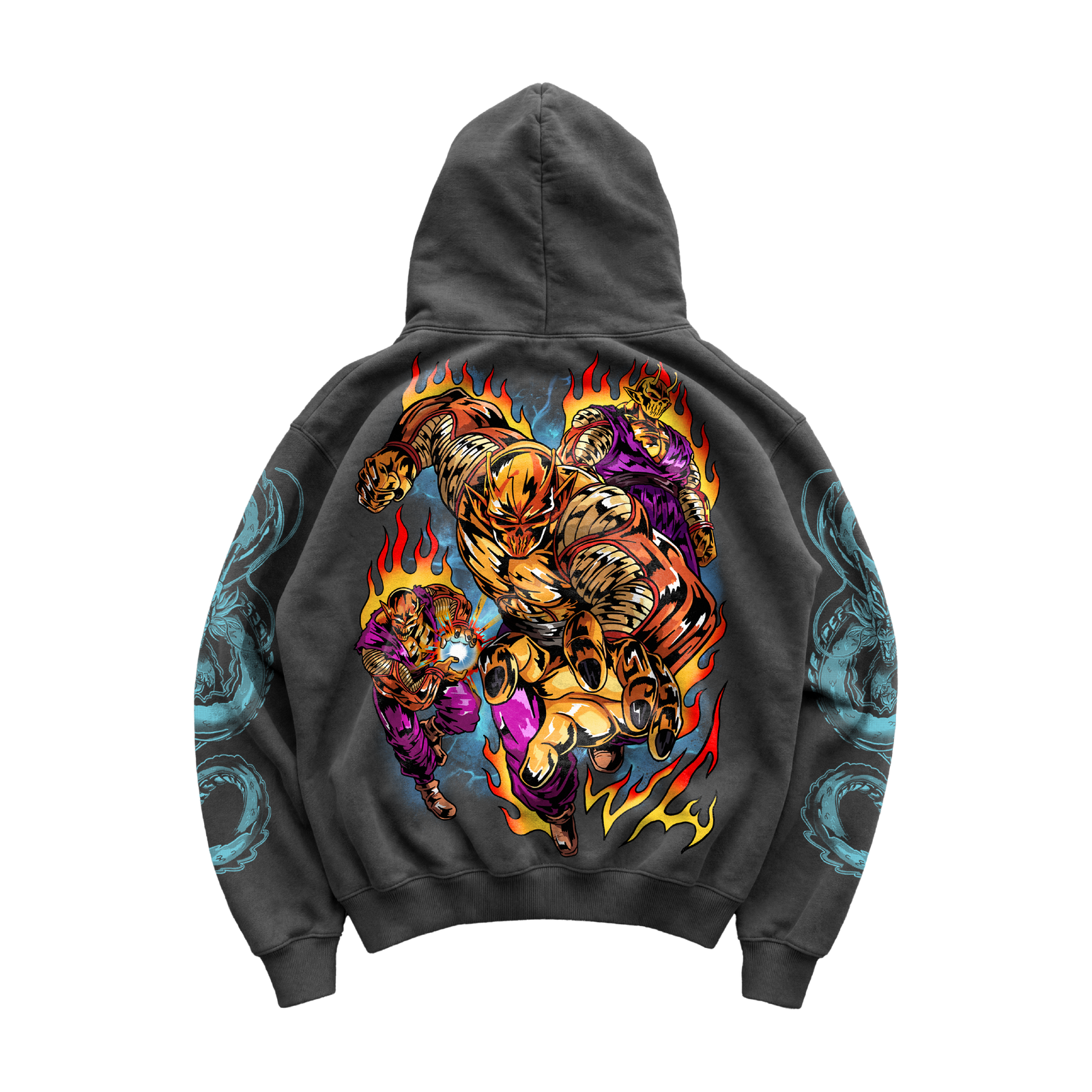 Orange Alien Hoodie - Vintage Black – Warren Lotas