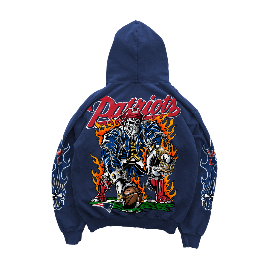 Patriots Dynasty Hoodie - Navy