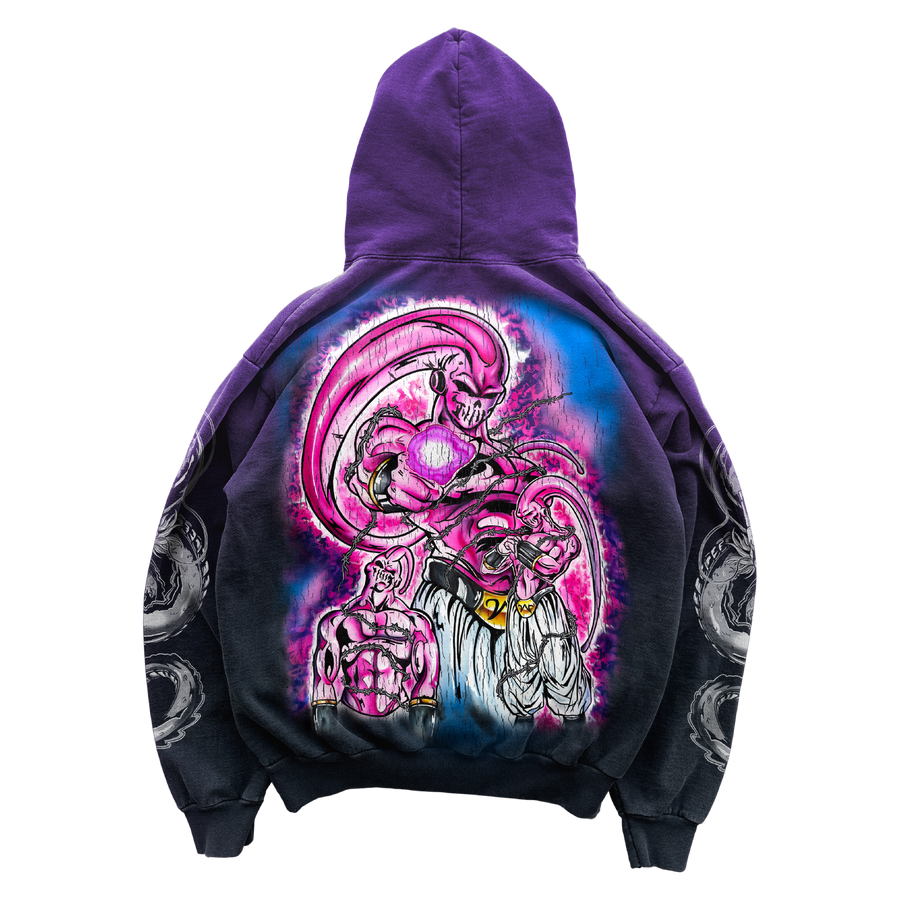 Pink Guy Hoodie - Purple/Black