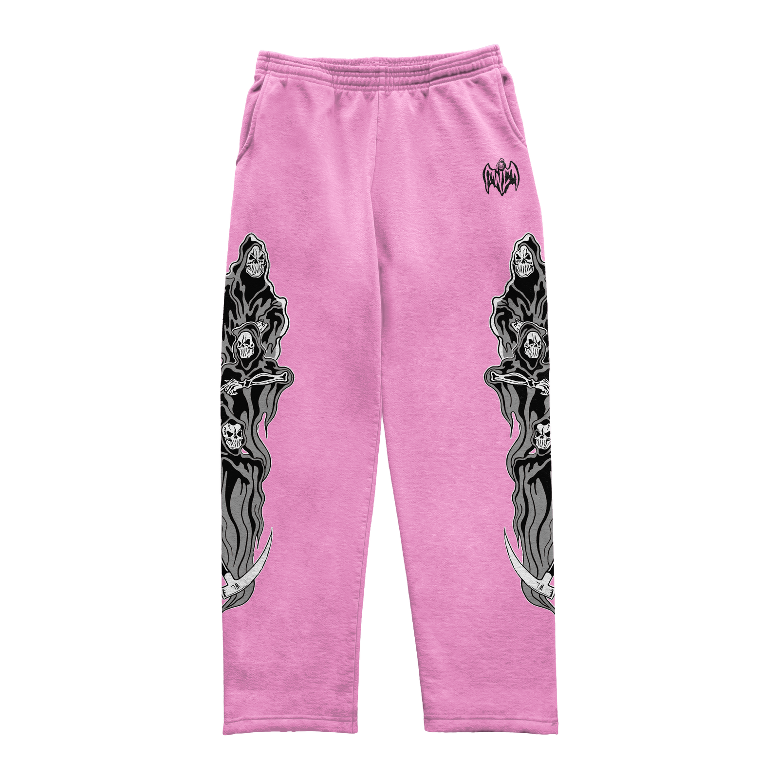 Three Reapers Sweatpants - Pink/Grey