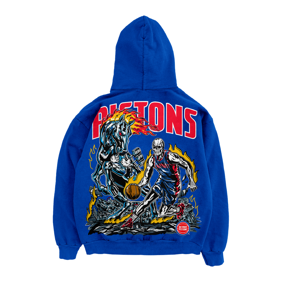 Detroit Horsepower Hoodie - Blue