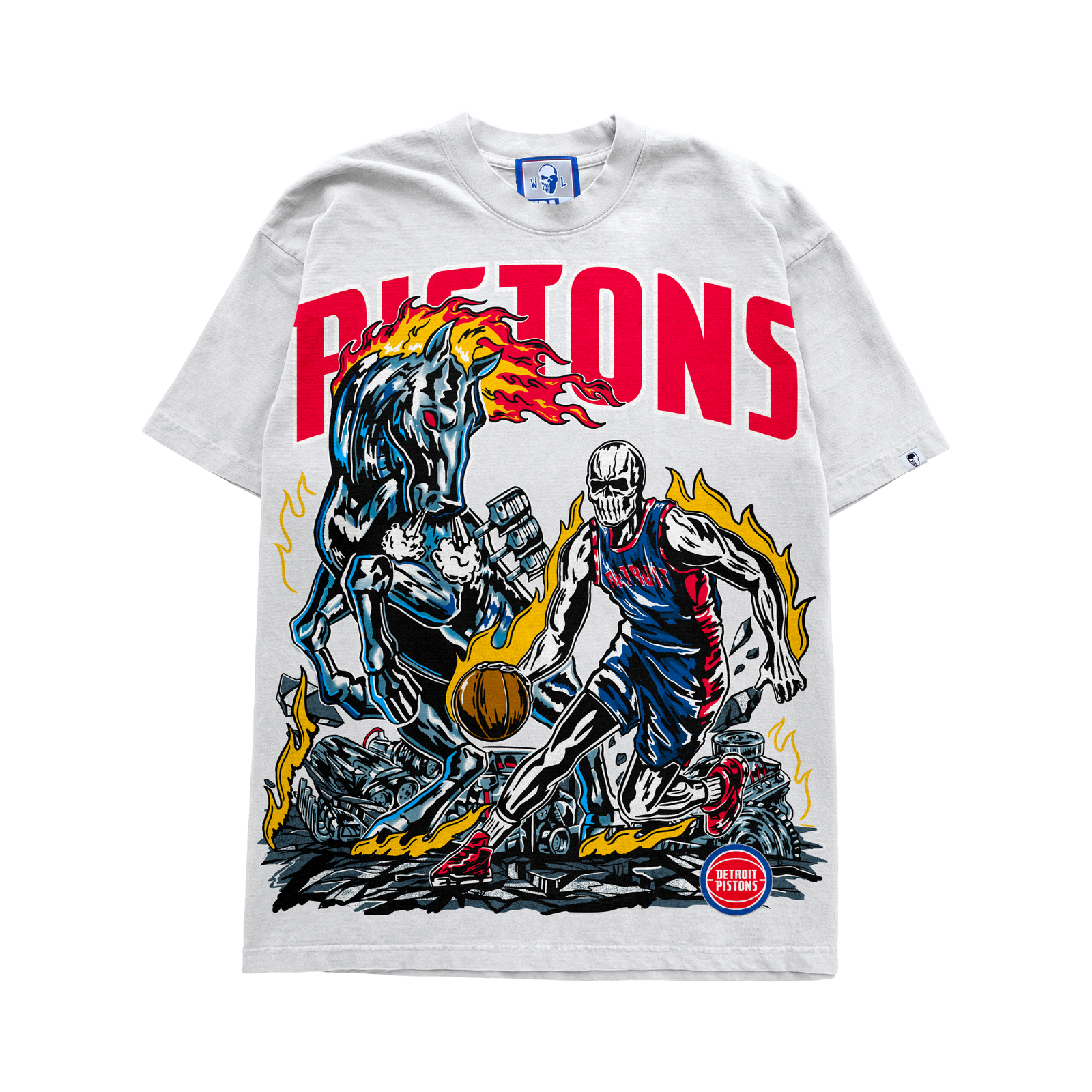 Detroit Horsepower T-Shirt - White