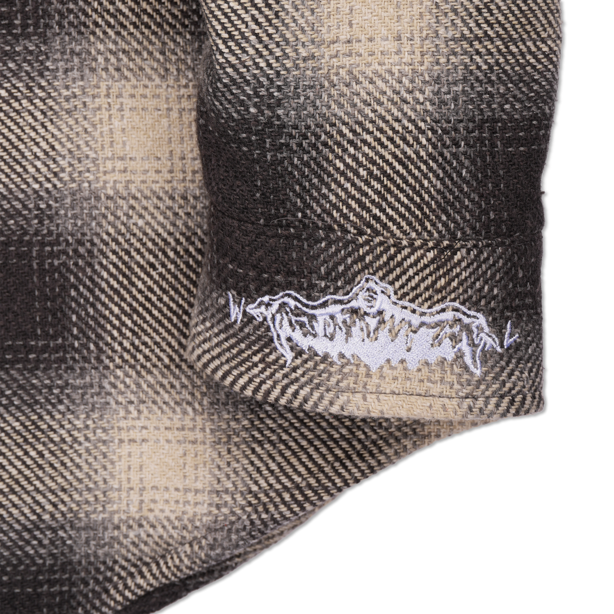 Quilted Lined Serenity Reaper Flannel - Black Plaid