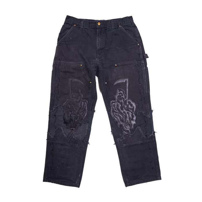 Barbed Wire Reconstructed Vintage Carhartt Double-Knee Pants - 002