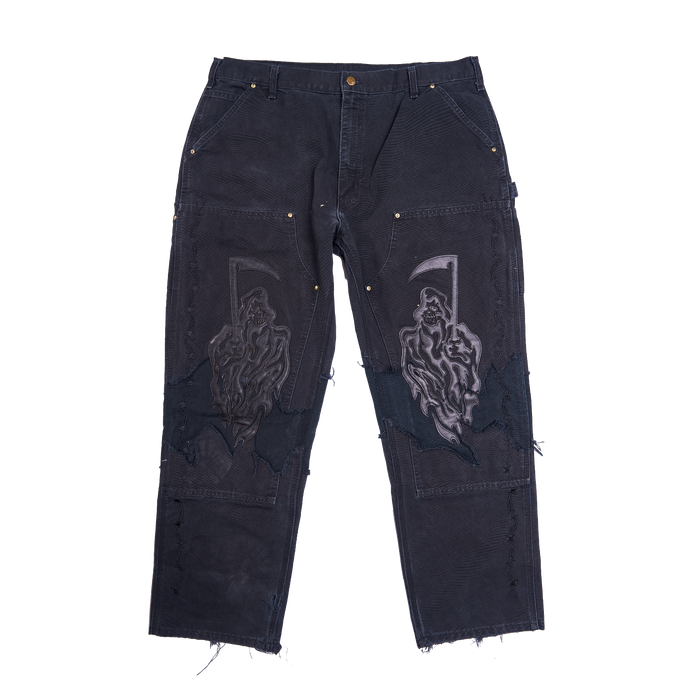 Barbed Wire Reconstructed Vintage Carhartt Double-Knee Pants - 004