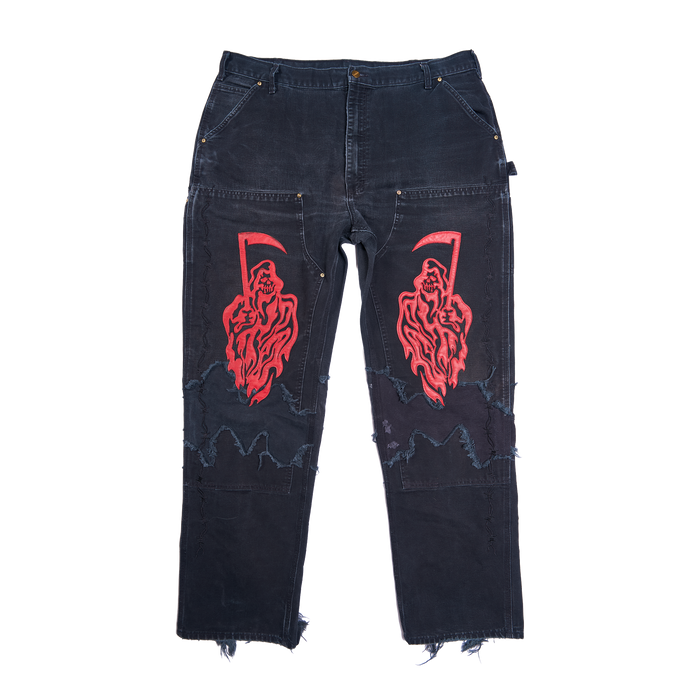 Barbed Wire Reconstructed Vintage Carhartt Double-Knee Pants - 005