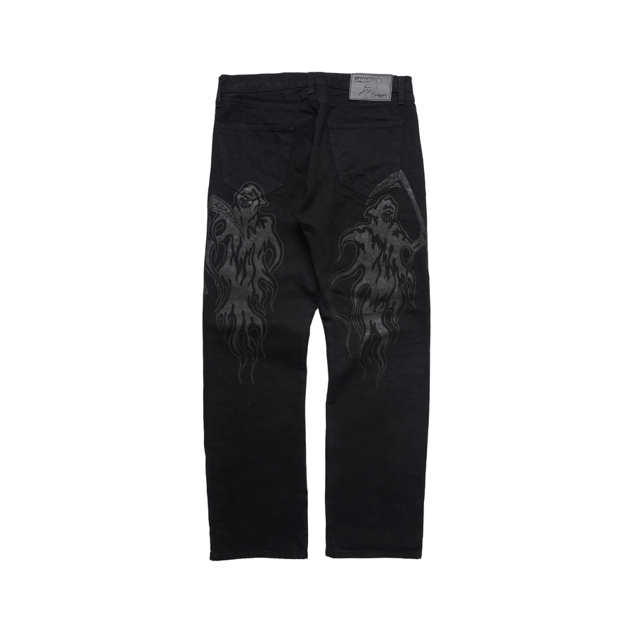 Reaper Denim Pants - Black