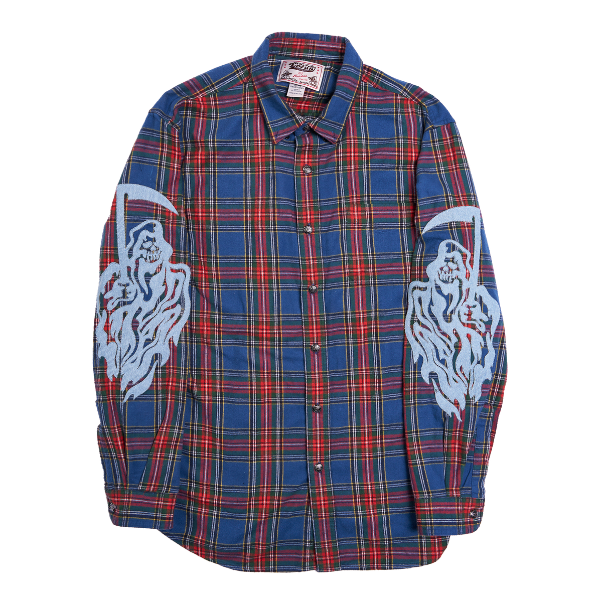 Serenity Reaper Applique Vintage Flannel - 010