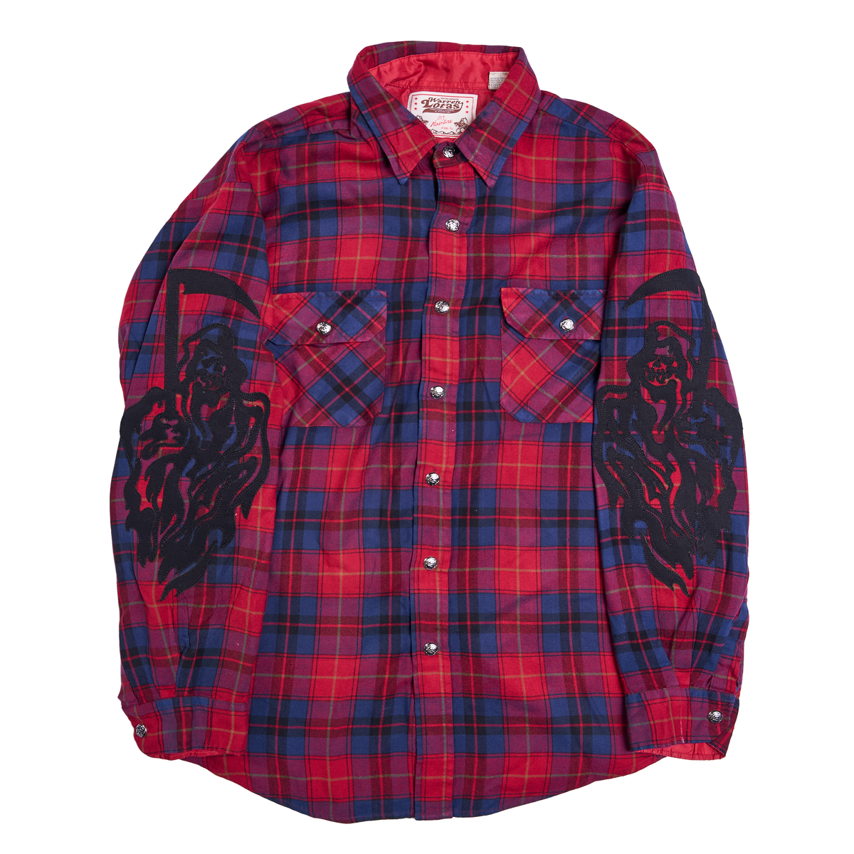 Serenity Reaper Applique Vintage Flannel - 006