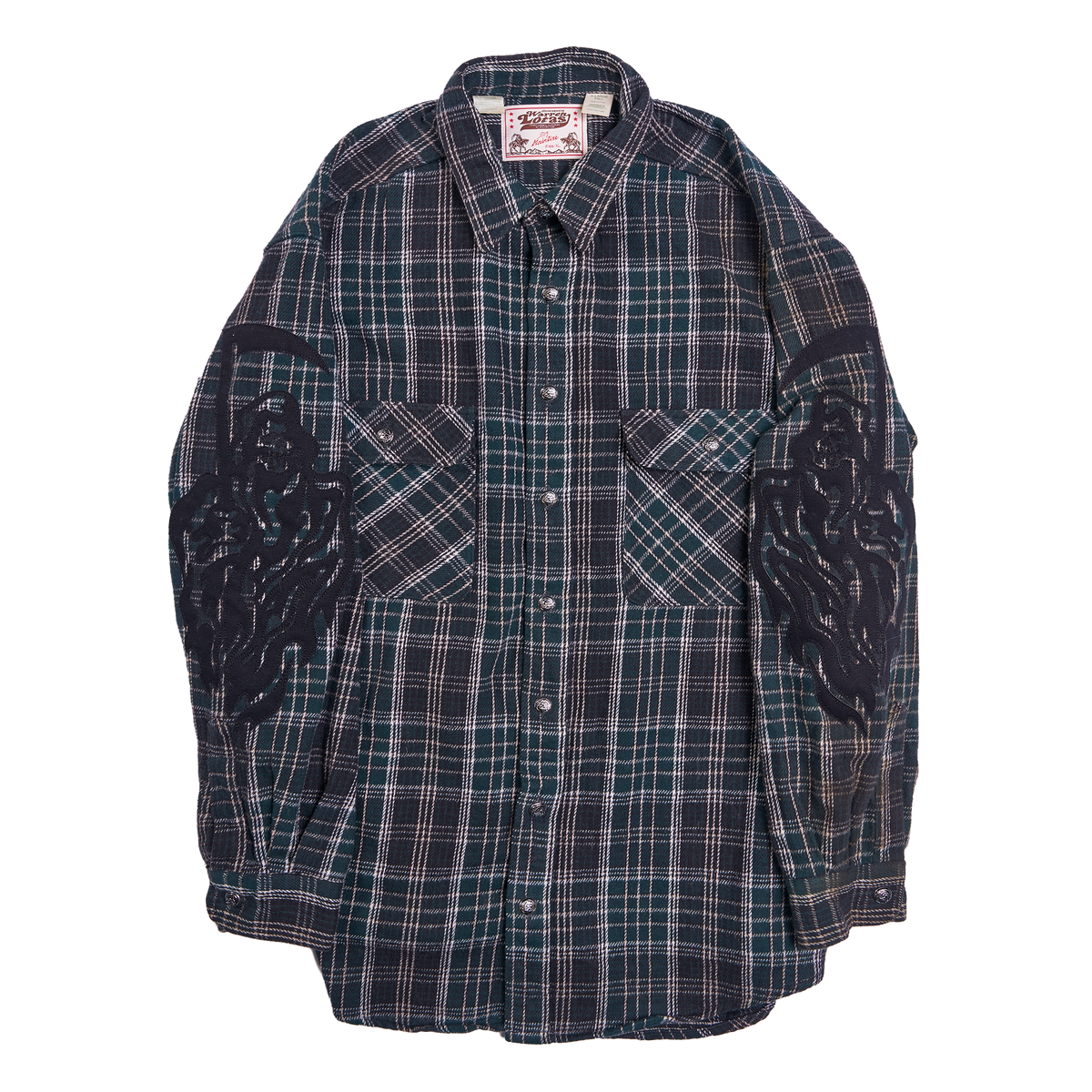 Serenity Reaper Applique Vintage Flannel - 008