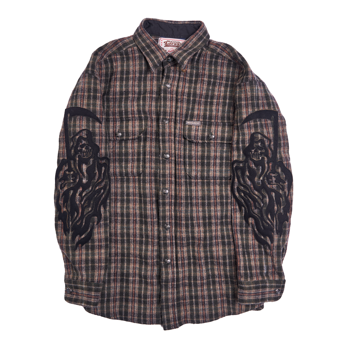 Serenity Reaper Applique Vintage Flannel - 005
