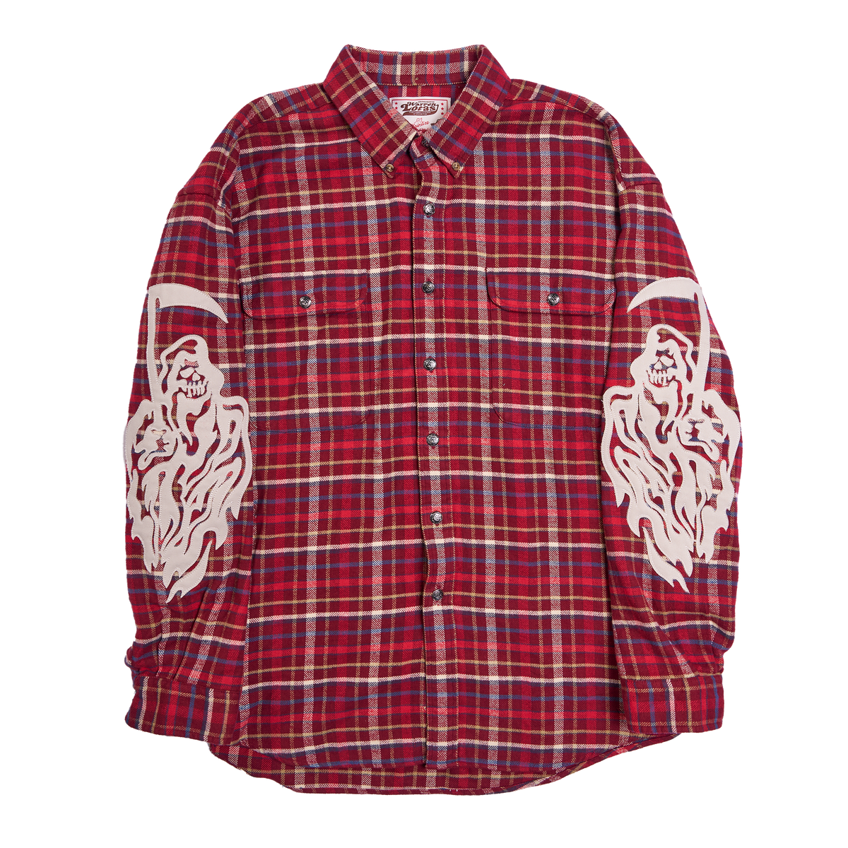 Serenity Reaper Applique Vintage Flannel - 009