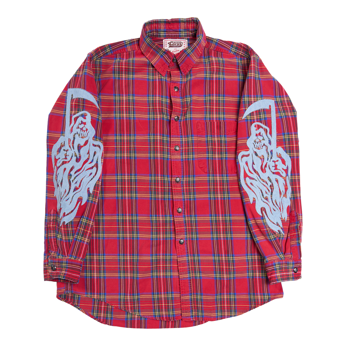 Serenity Reaper Applique Vintage Flannel - 003